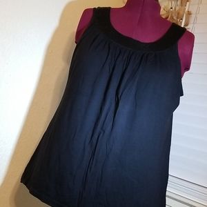 Avenue sequin neck tank